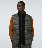 Undercover - Checked padded vest