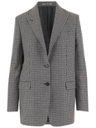 Tagliatore Long Houndstooth Two-button Jacket