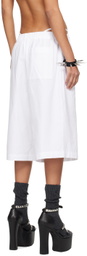 ABRA White Boxer Shorts