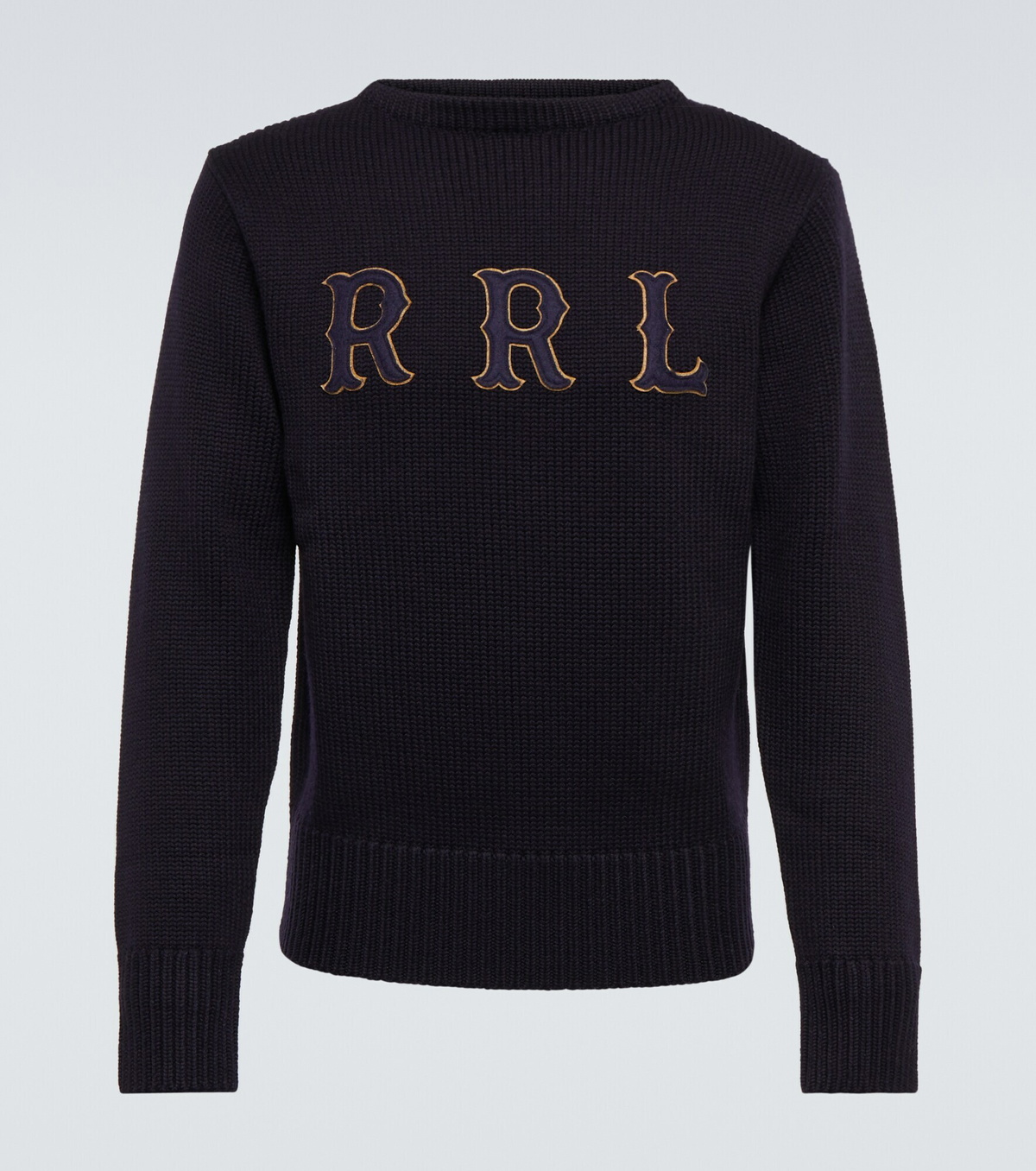 RRL - Logo-appliqué wool sweater RRL