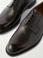Zegna - Leather Derby Shoes - Brown