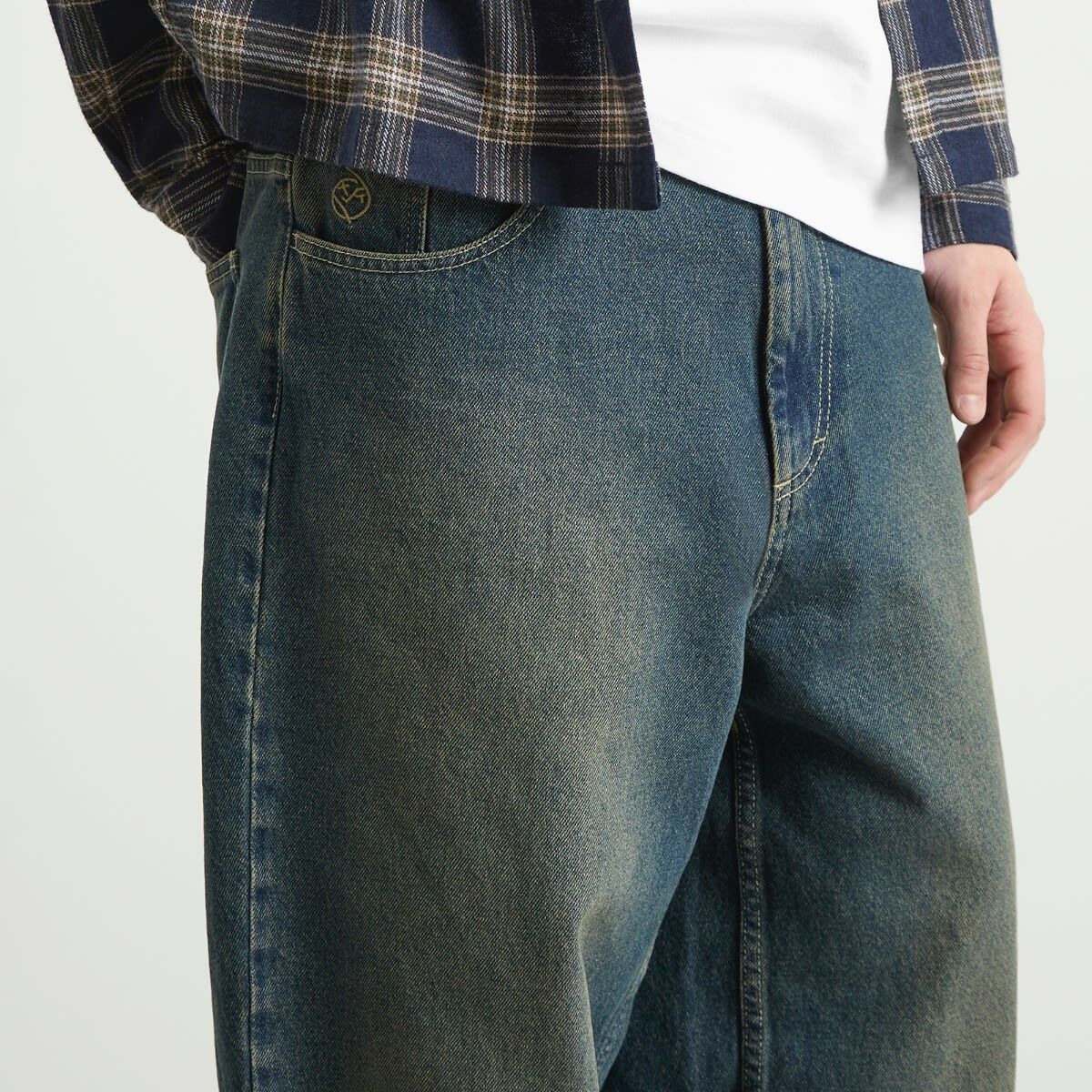 Polar Skate Co. Men's Big Boy Jeans in Dirty Blue