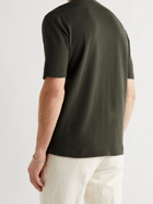 THOM SWEENEY - Cotton T-Shirt - Green