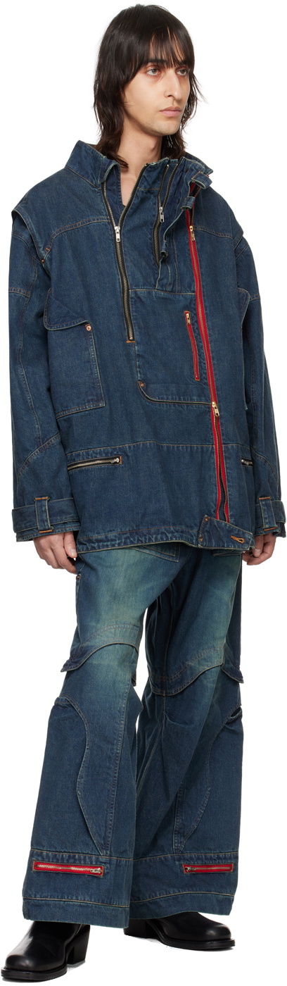 KOZABURO Indigo Explorer Denim Jacket