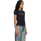 Marc Jacobs Black 'Perfect' Shrunken T-shirt