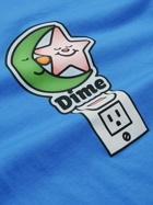 DIME - Nightlight Logo-Print Cotton-Jersey T-Shirt - Blue