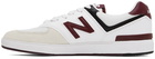 New Balance White CT 574 Sneakers