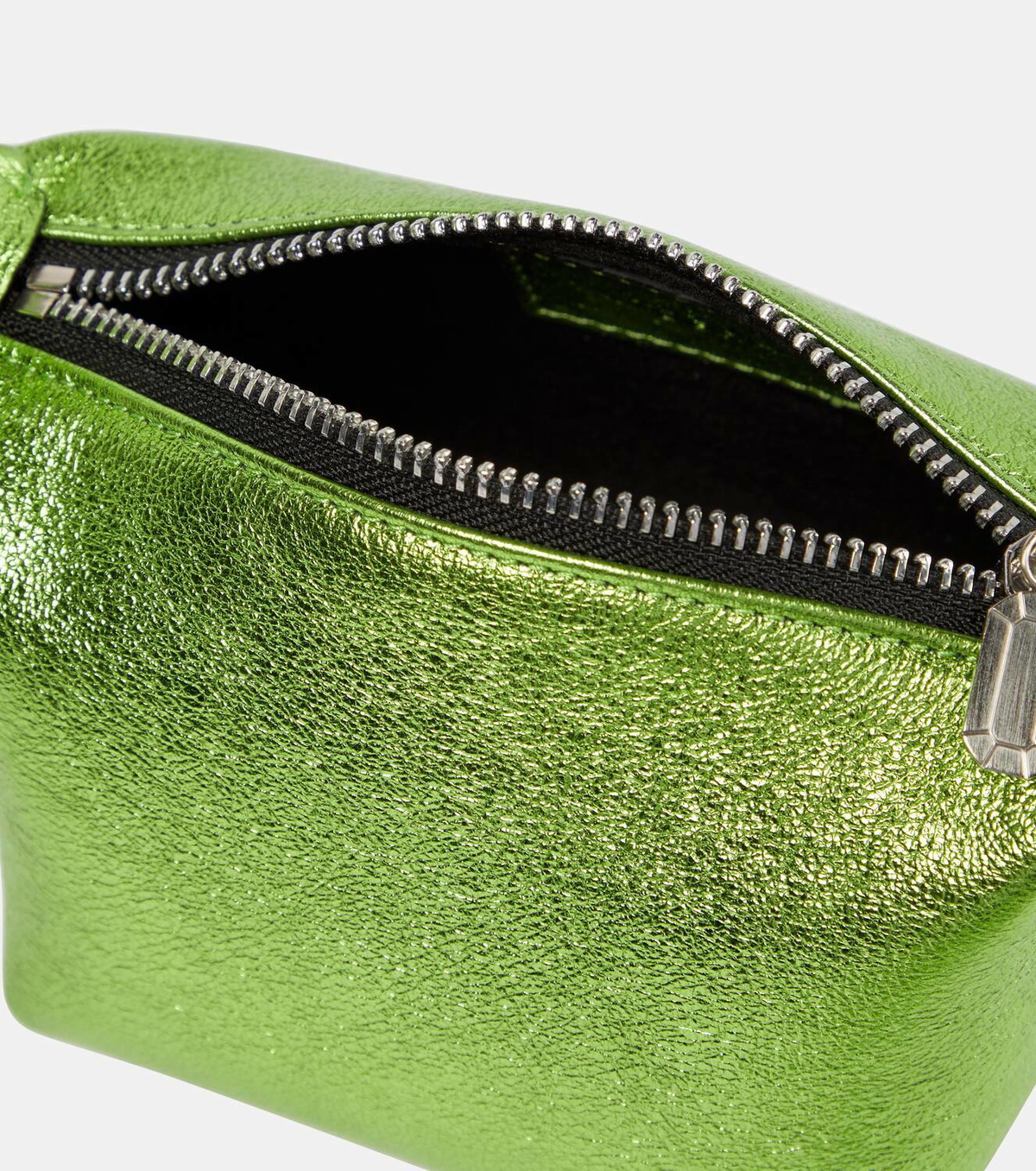 Eéra Moonbag metallic leather clutch