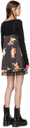 Marc Jacobs Heaven Black Fishes Minidress