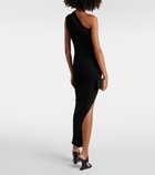 Rick Owens One-shoulder jersey maxi dress