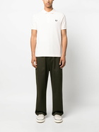 FRED PERRY - Logo Piquet Cotton Polo Shirt