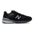 New Balance Black and Silver US Made 990 v5 Sneakers