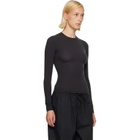 SKIMS Black Fits Everybody Long Sleeve T-shirt
