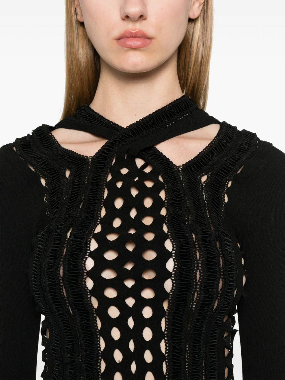 Sinead O'Dwyer Shibari Knitted Top