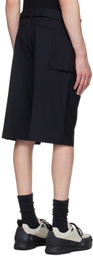 HELIOT EMIL Black Robur Shorts