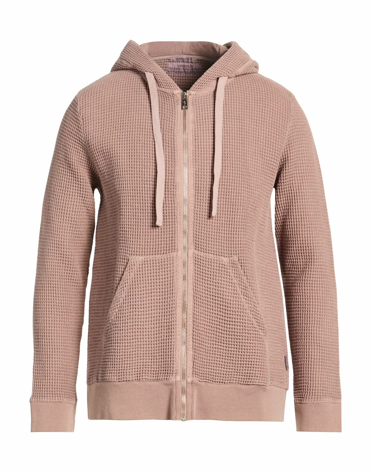 Crossley Mens Sweatshirt in Salmon pink