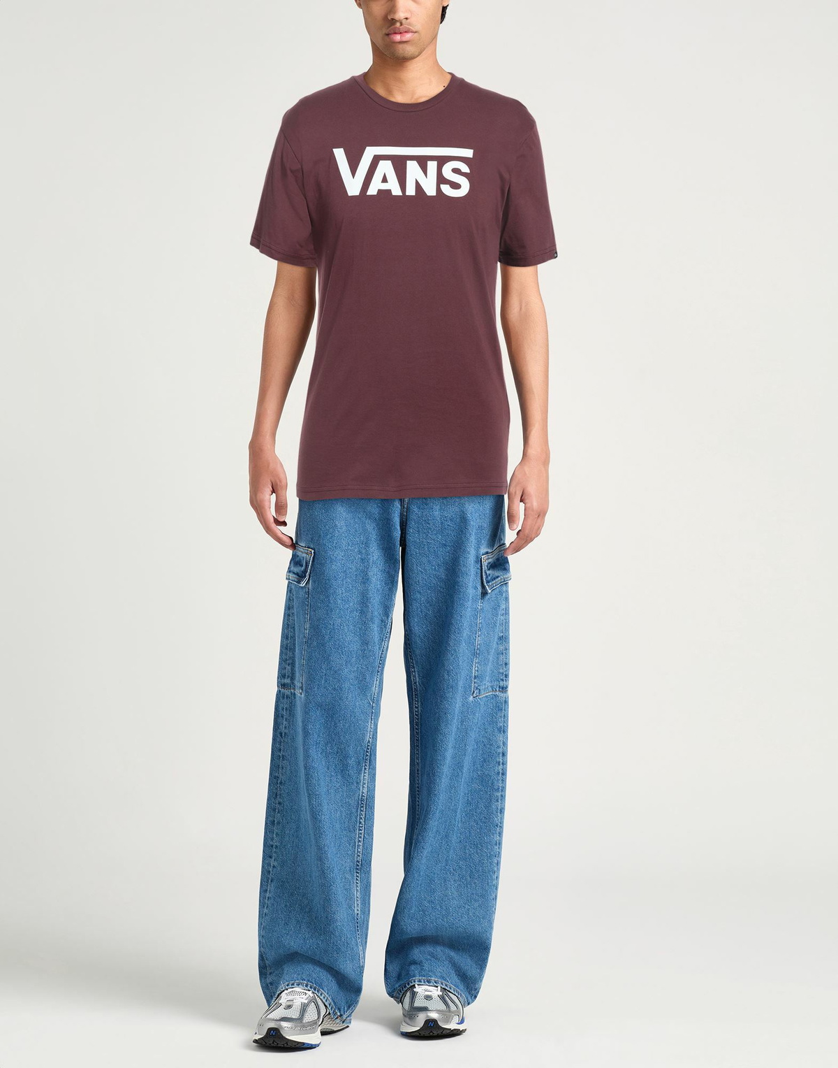 Vans Mens T-shirt Burgundy