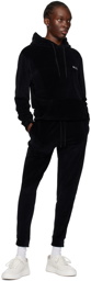 BOSS Black Embroidered Sweatpants