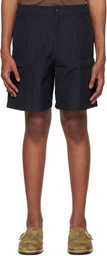 LE17SEPTEMBRE Navy Side Pocket Cargo Shorts