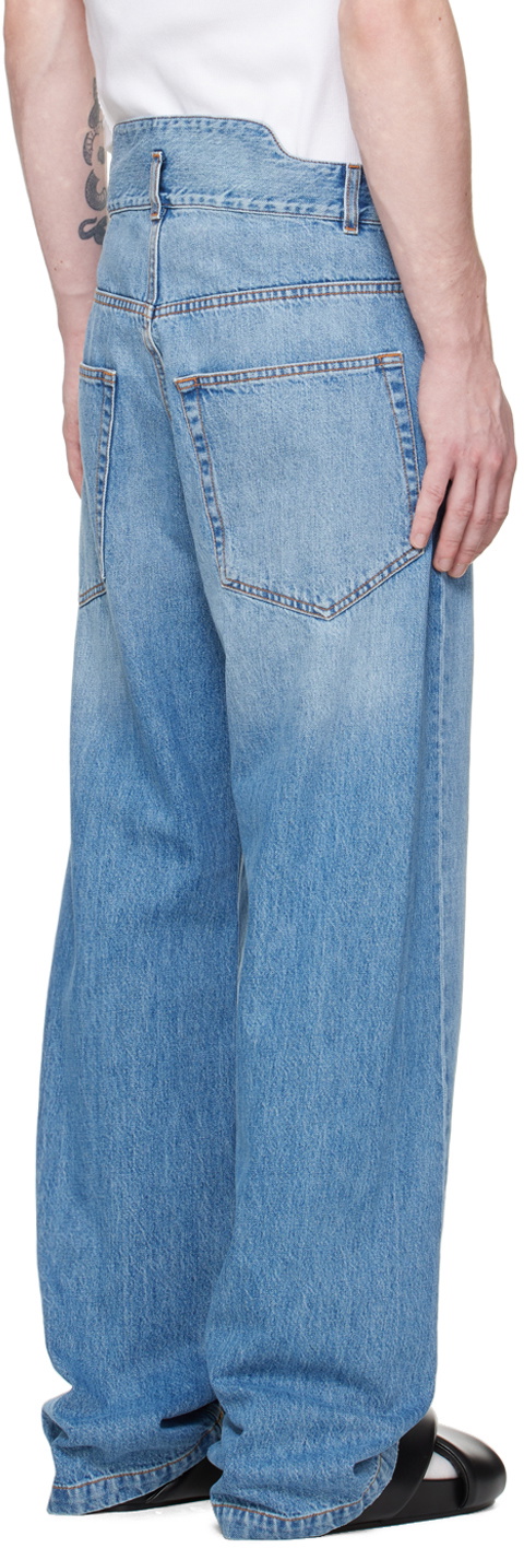 Commission Blue Twisted Outseams Jeans