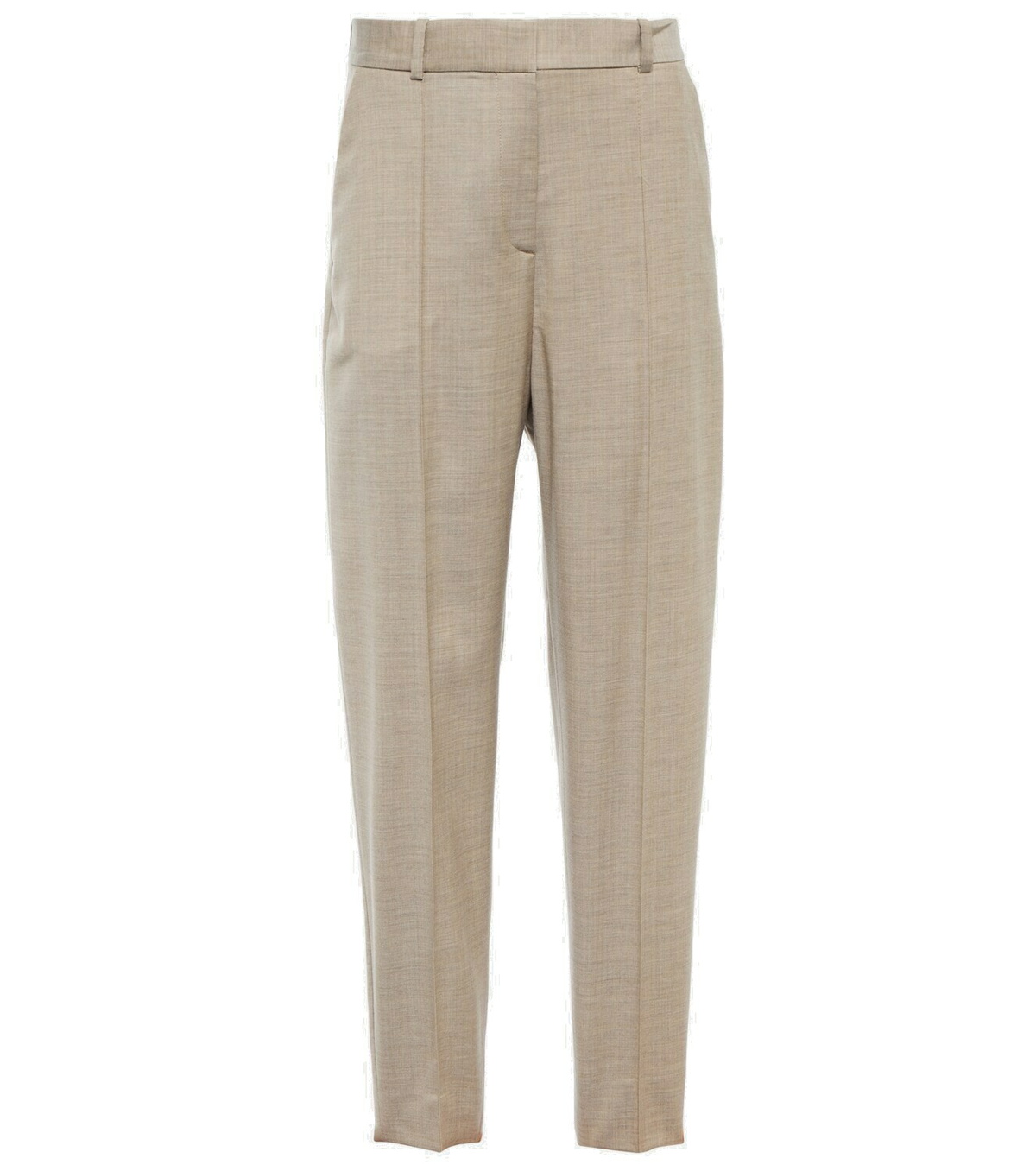 Toteme - Mid-rise tapered wool pants Toteme