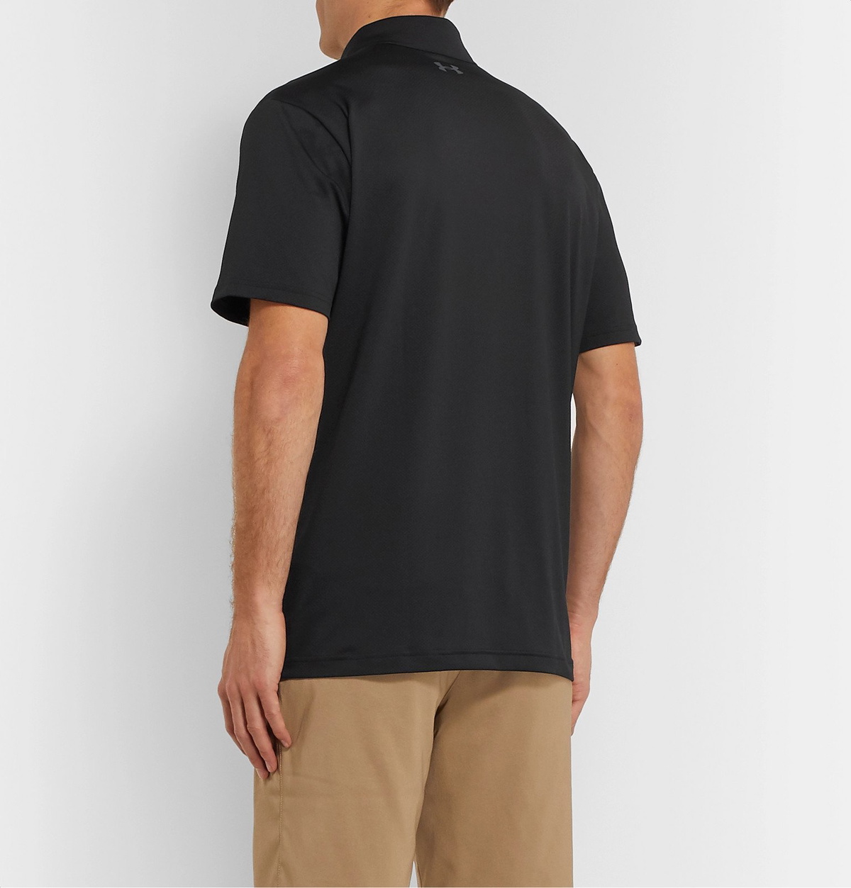 Under Armour - Performance 2.0 Stretch-Piqué Golf Polo Shirt - Black
