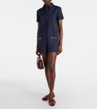 Gucci Horsebit GG Canvas romper