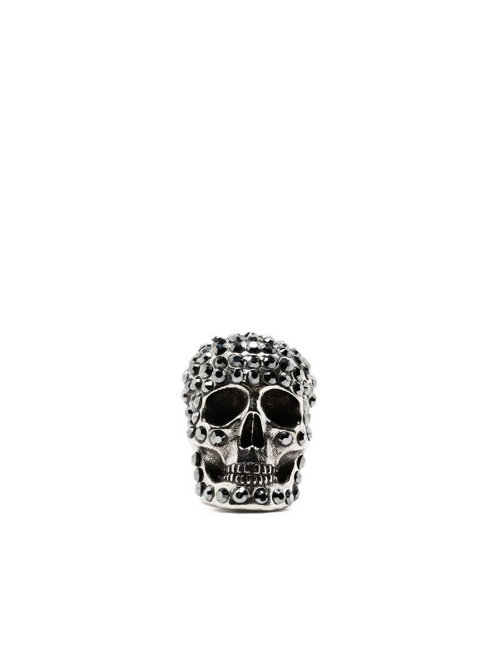 ピアス ALEXANDER MCQUEEN SKULL SINGLE EARRING Alexander McQueen Skull Earring | Silver | FARFETCH