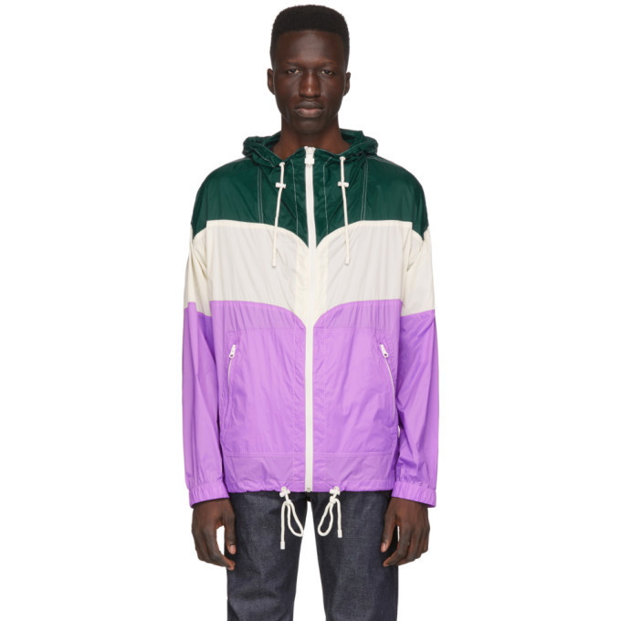 Photo: Isabel Marant Green and Purple Kyrieh Sporty Raincoat