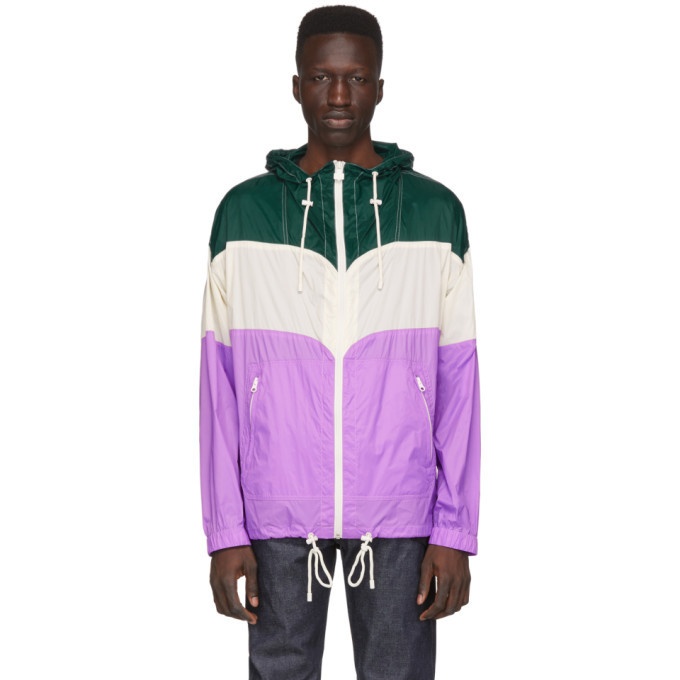 Photo: Isabel Marant Green and Purple Kyrieh Sporty Raincoat