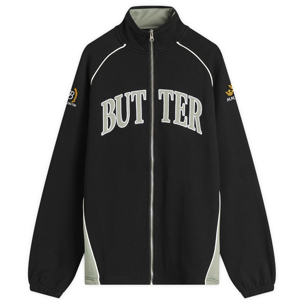 Butter Goods Men's x Umbro Diamond Tracksuit Jacket in Black Butter Goods Men's x Umbro Diamond Tracksuit Jacket in Black