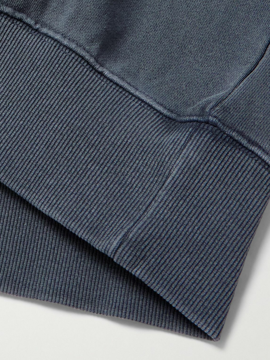 FrizmWORKS - OG Pigment-Dyed Cotton-Jersey Sweatshirt - Blue