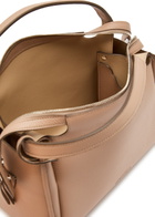 Tods Grained Leather top Handle bag - Tan - One Size