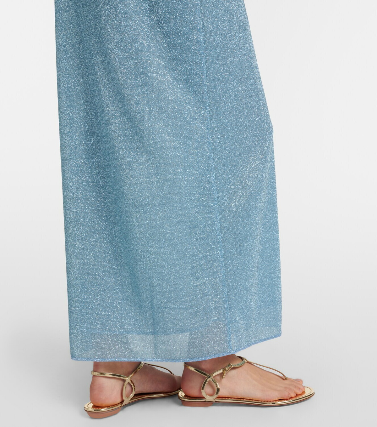Oséree Lumière belted maxi dress