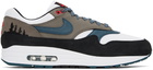 Nike Gray & White Air Max 1 Premium Sneakers