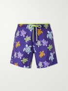Vilebrequin - Moka Straight-Leg Mid-Length Printed ECONYL® Swim Shorts - Purple