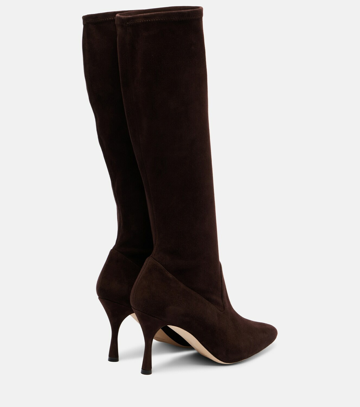 Manolo Blahnik Myconia suede knee-high boots