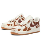 Nike Women's Air Force 1 '07 Se Prm Sneaker in Brown/Sail