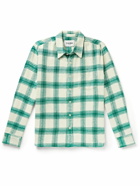 Corridor - Checked Cotton-Flannel Shirt - Green