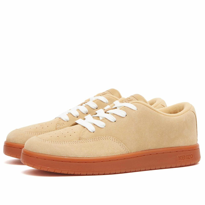 Photo: Kenzo Men's Dome Low Top Sneaker in Brown