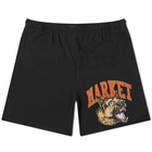 MARKET Men's Beware Crying Sweat Short in Black