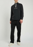 Malbon Performance Logo Stretch-jersey top Black