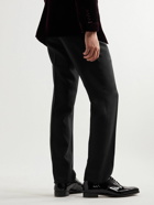 TOM FORD - Shelton Slim-Fit Wool and Mohair-Blend Twill Suit Trousers - Black