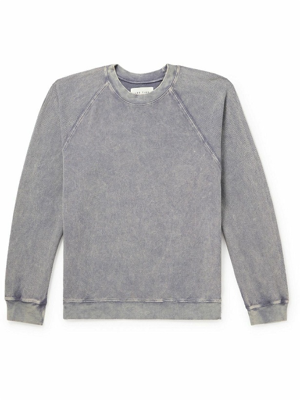 Photo: Les Tien - Garment-Dyed Cotton Sweatshirt - Gray