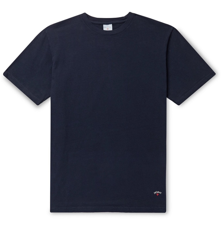 Photo: Noah - Recycled Cotton-Jersey T-Shirt - Blue