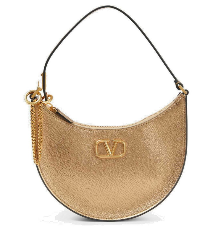 Photo: Valentino Garavani VLogo Signature Mini leather shoulder bag