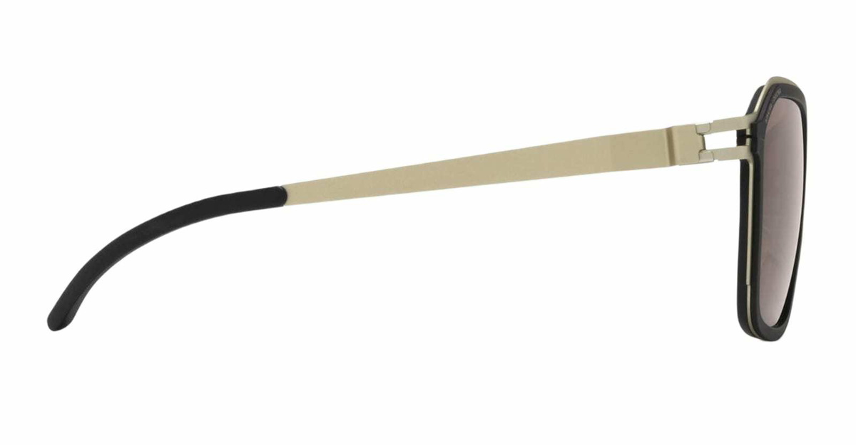 Mykita Mr003 Al3 - Titan / Black / Brown Solid Lens Sunglasses