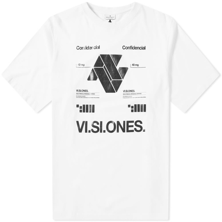 Photo: Marcelo Burlon Vi. Si. Ones Oversized Tee White & Black