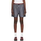 WILLY CHAVARRIA Gray Willy Woven Boxer Shorts