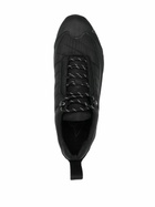 ROA Black Quilted Low Top Sneakers